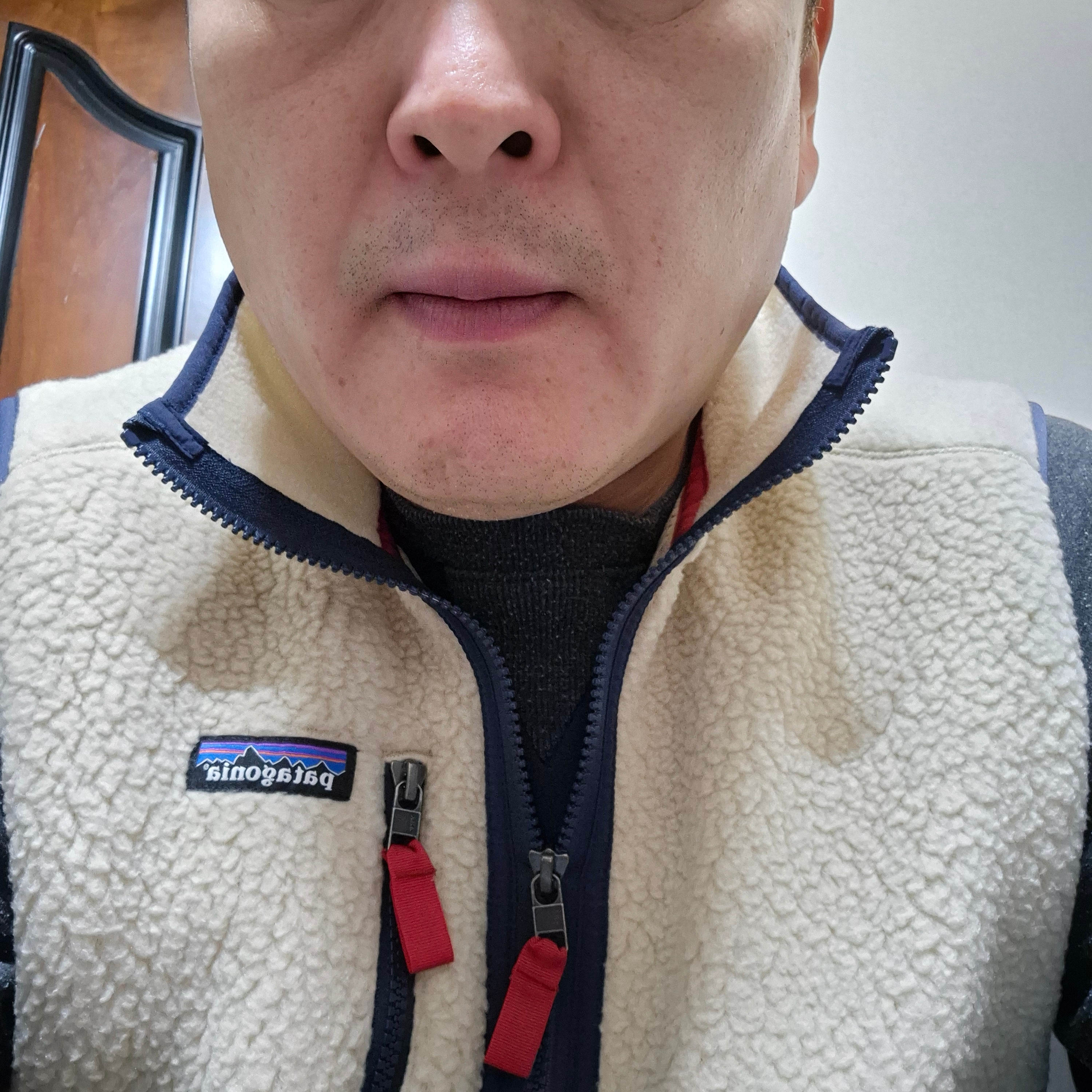Patagonia Retro Pile Vest El Cap Khaki 착용 스타일