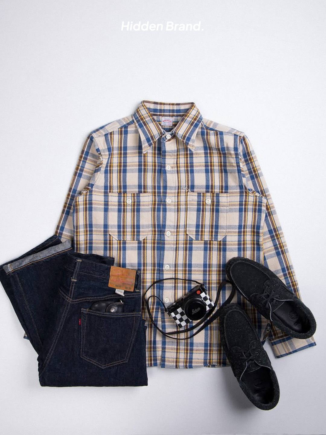Warehouse & Co. Lot 2nd-Hand 1100 Pants Used Wash Light Indigo, Warehouse & Co. Lot 2nd-Hand 1101 Pants Used Wash Light Indigo 착용 스타일 - 6
