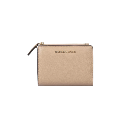 Michael Kors Jet Set Logo Leather Wallet Camel
