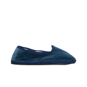 (W) Drogheria Crivellini Velvet Flat shoes Navy