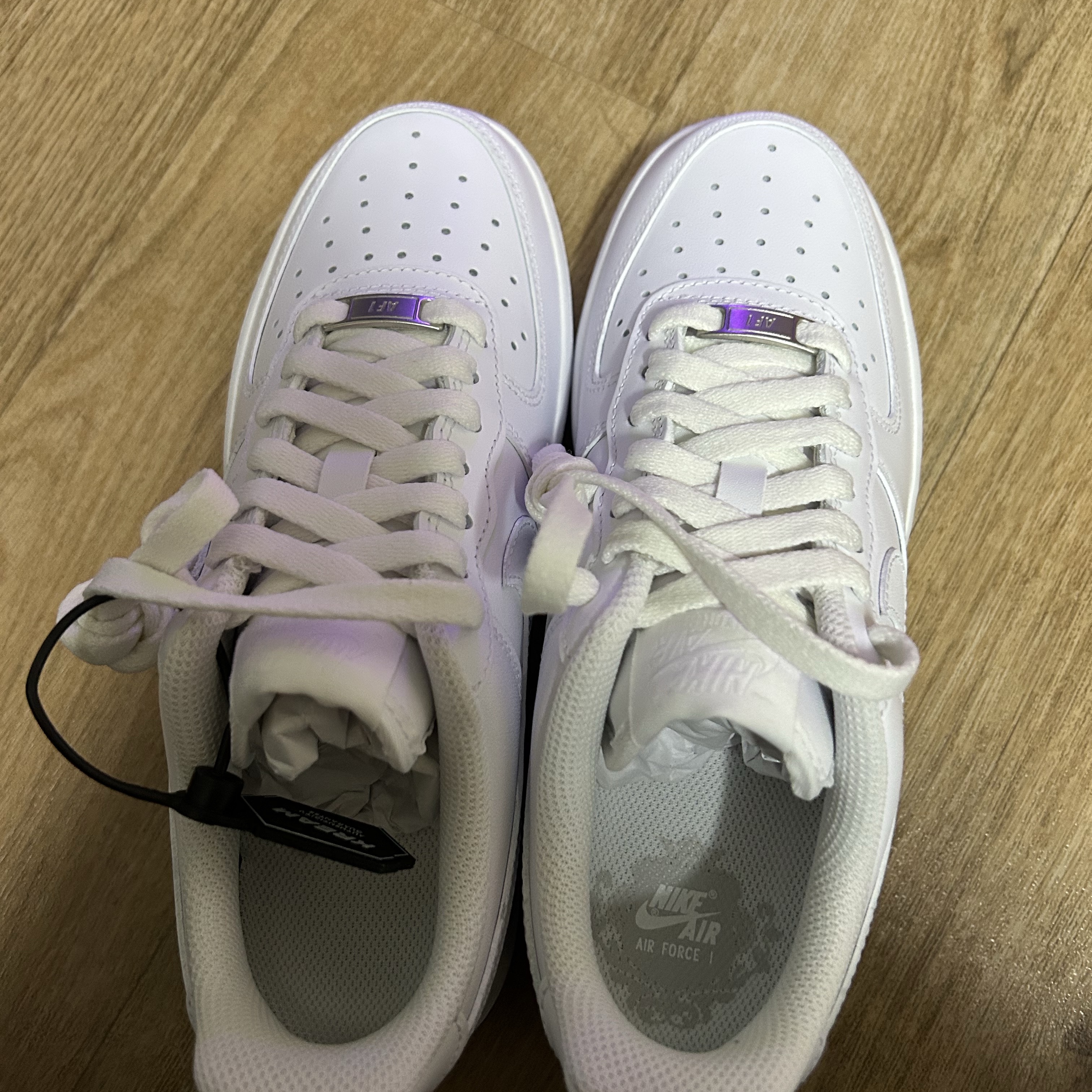 (W) Nike Air Force 1 '07 Low White 착용 스타일 - 2