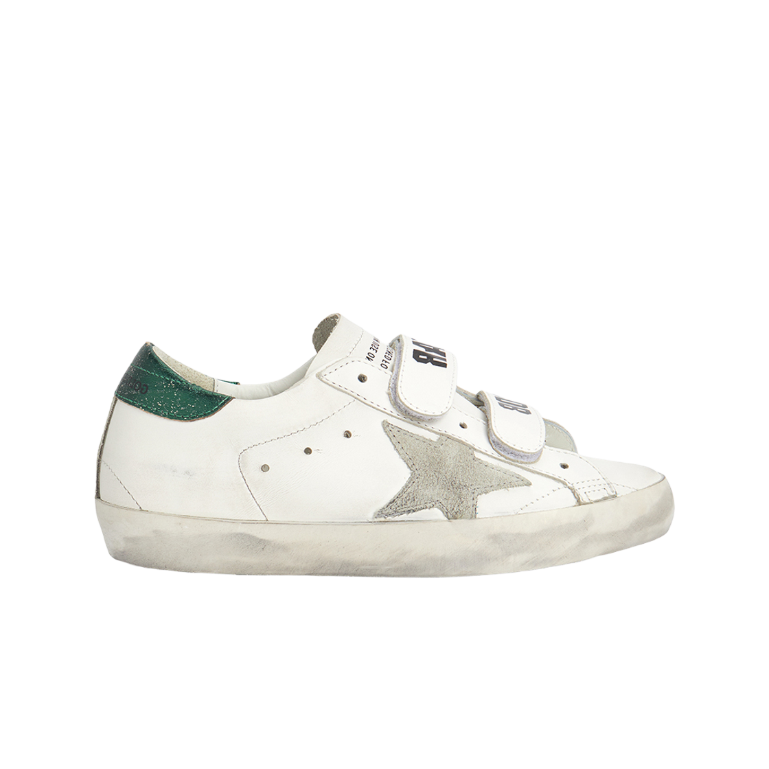 (W) 골든 구스 올드 스쿨 스니커즈 화이트((W) Golden Goose Old School Sneakers White) - 1
