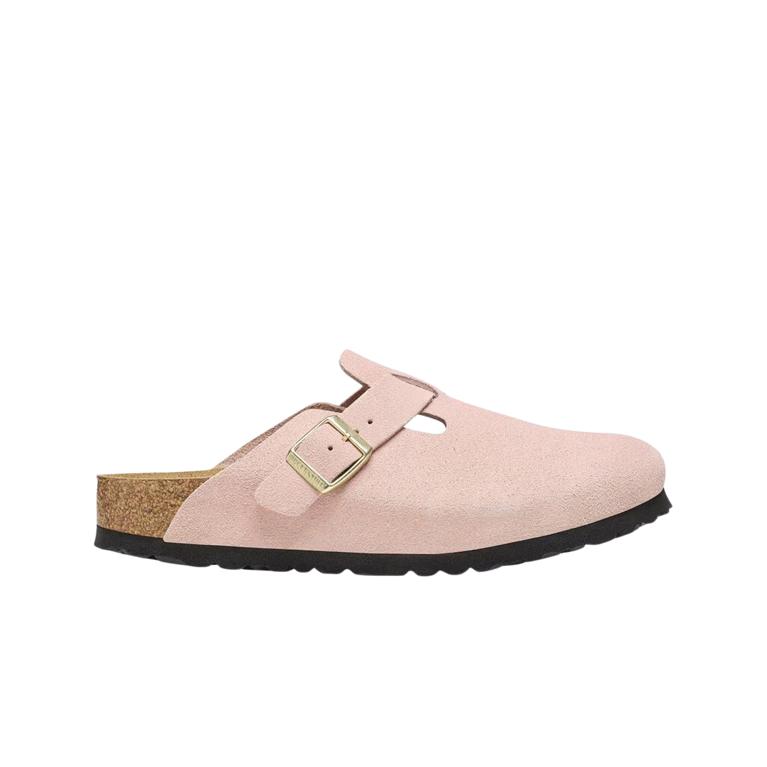 버켄스탁 보스턴 스웨이드 레더 라이트 로즈 - 레귤러(Birkenstock Boston Suede Leather Light Rose - Regular)