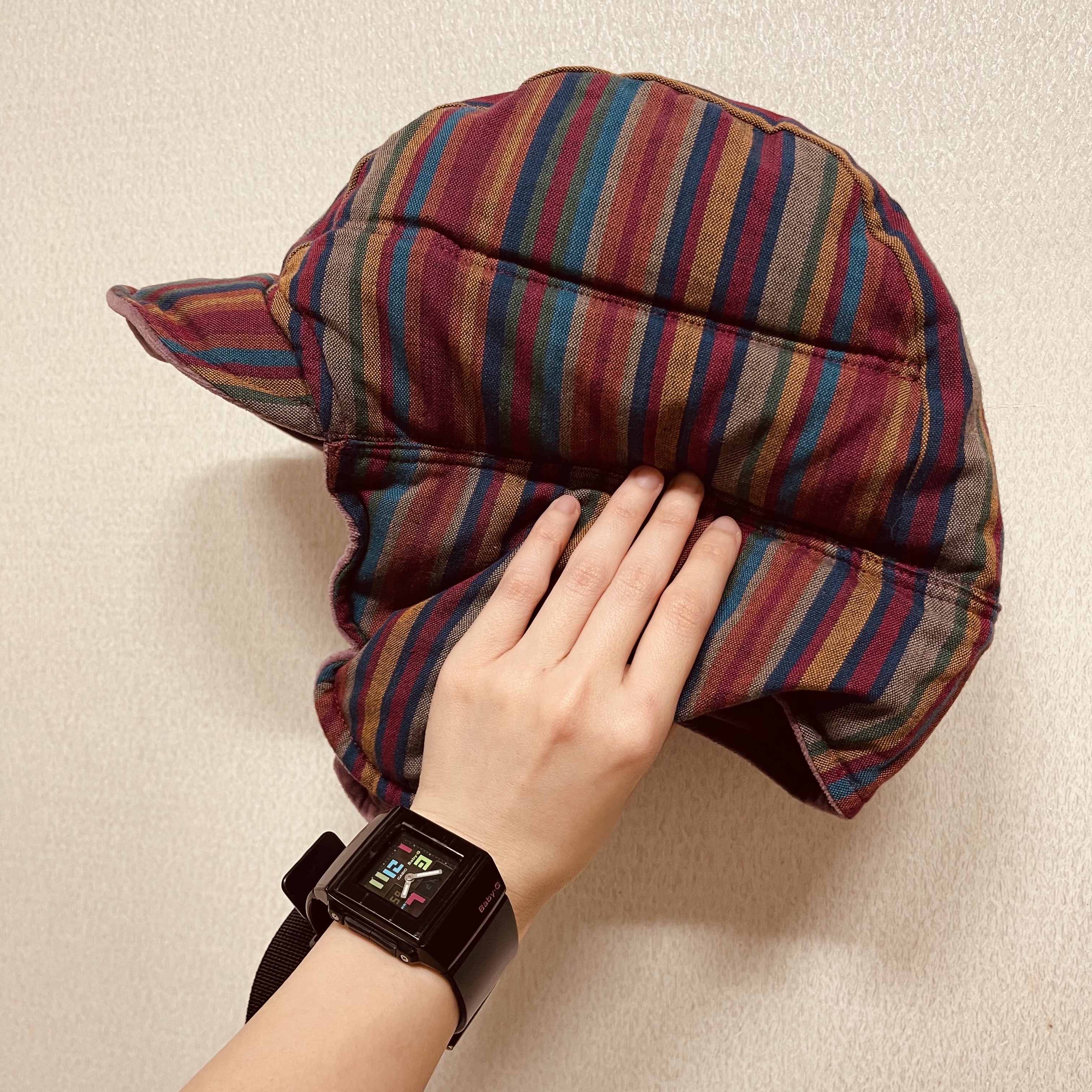 Thisisneverthat x Grateful Dead Native Reversible Down Trooper Hat Multi 착용 스타일