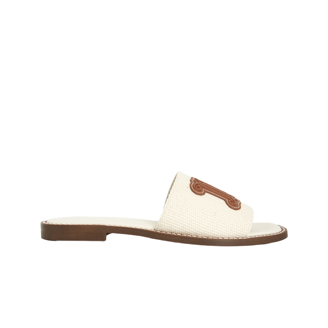 (W) 막스마라 슬리퍼 아이보리((W) Max Mara Slippers Ivory)