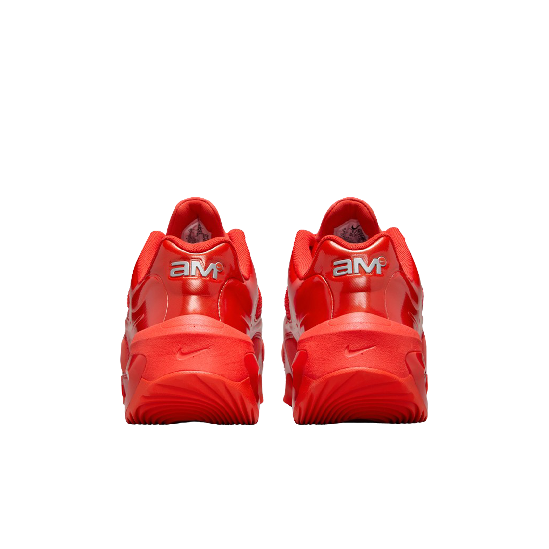 (W) 나이키 에어맥스 뮤즈 하바네로 레드 앤 메탈릭 실버((W) Nike Air Max Muse Habanero Red and Metallic Silver) - 3