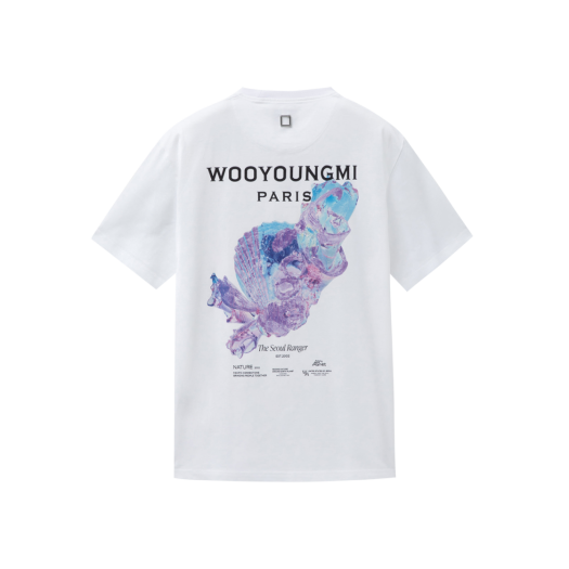 WOOYOUNGMI 25SS パリス 3D コラール バック ロゴ T シャツ Black 3D Coral Back Logo T-Shirt - WOOYOUNGMI