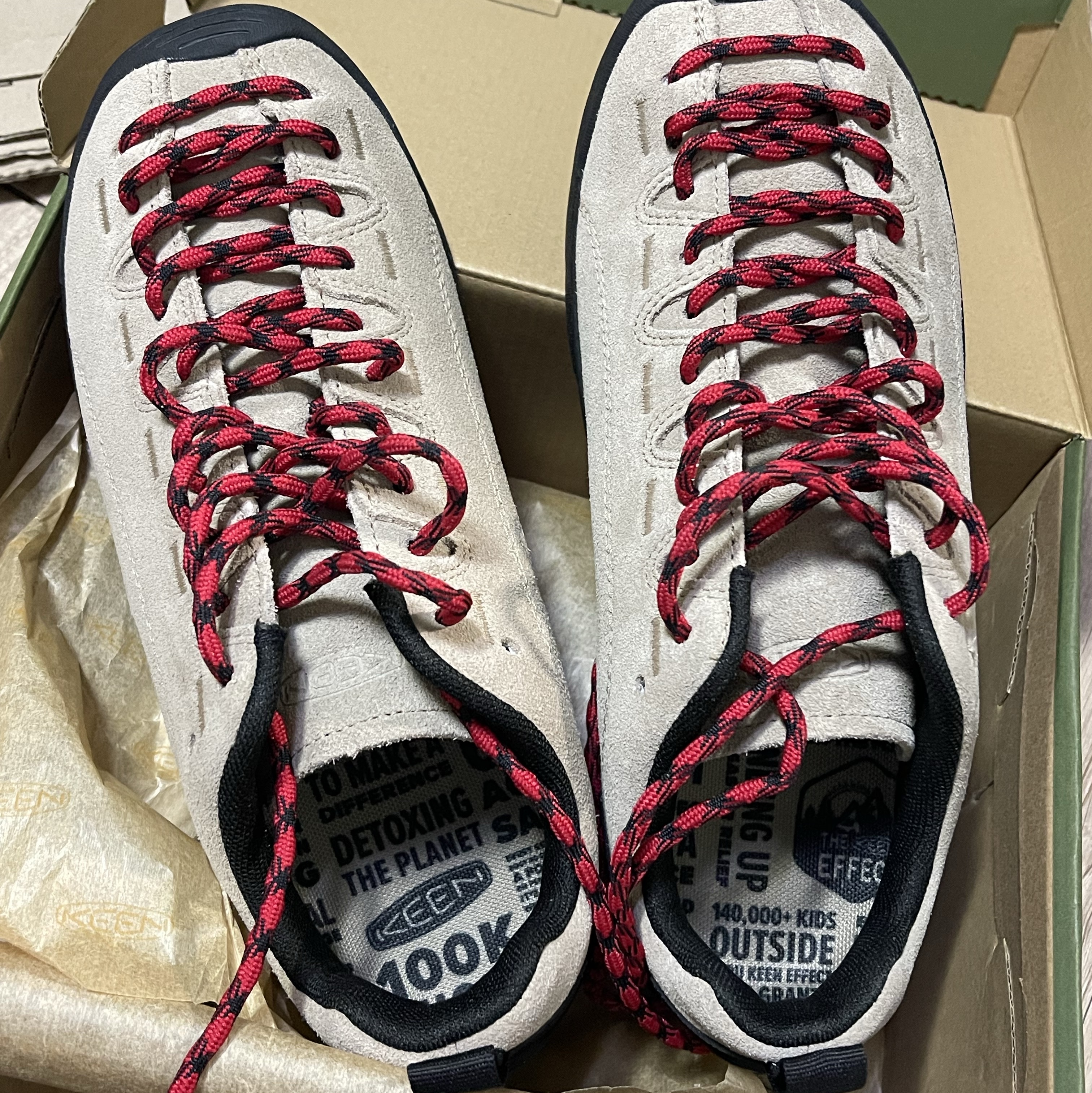 Keen Jasper Sneakers Women Silver Mink 착용 스타일 - 1