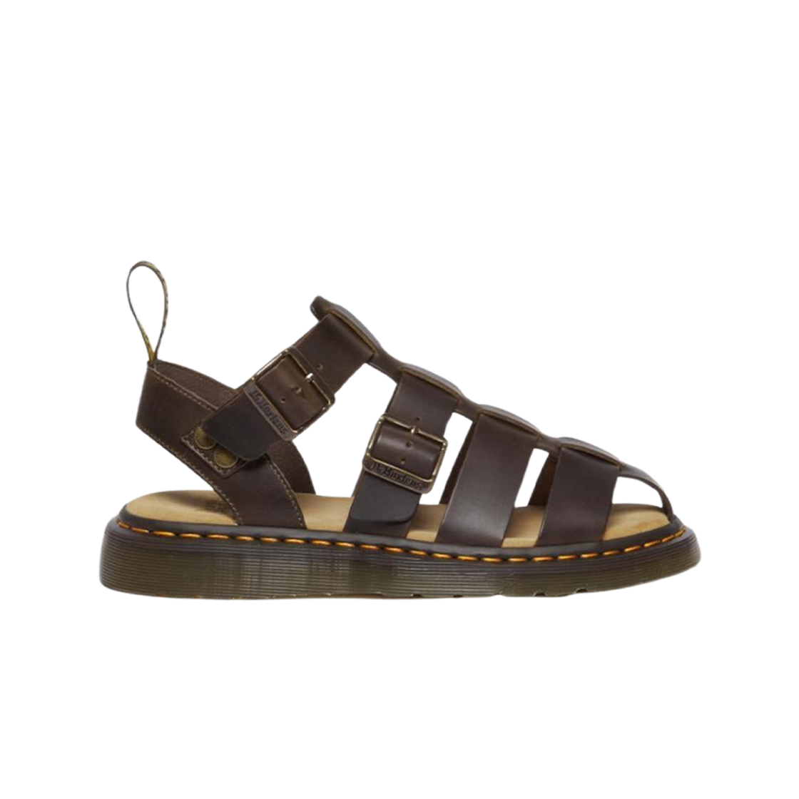 31562375 Dr. Martens Garin Brando Leather Sandal Brown
