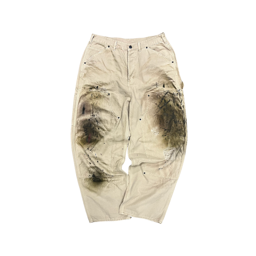 25SSUMCDCBG Undermycar 25SS Workers Distressed Dirty Painting Carpenter Beige