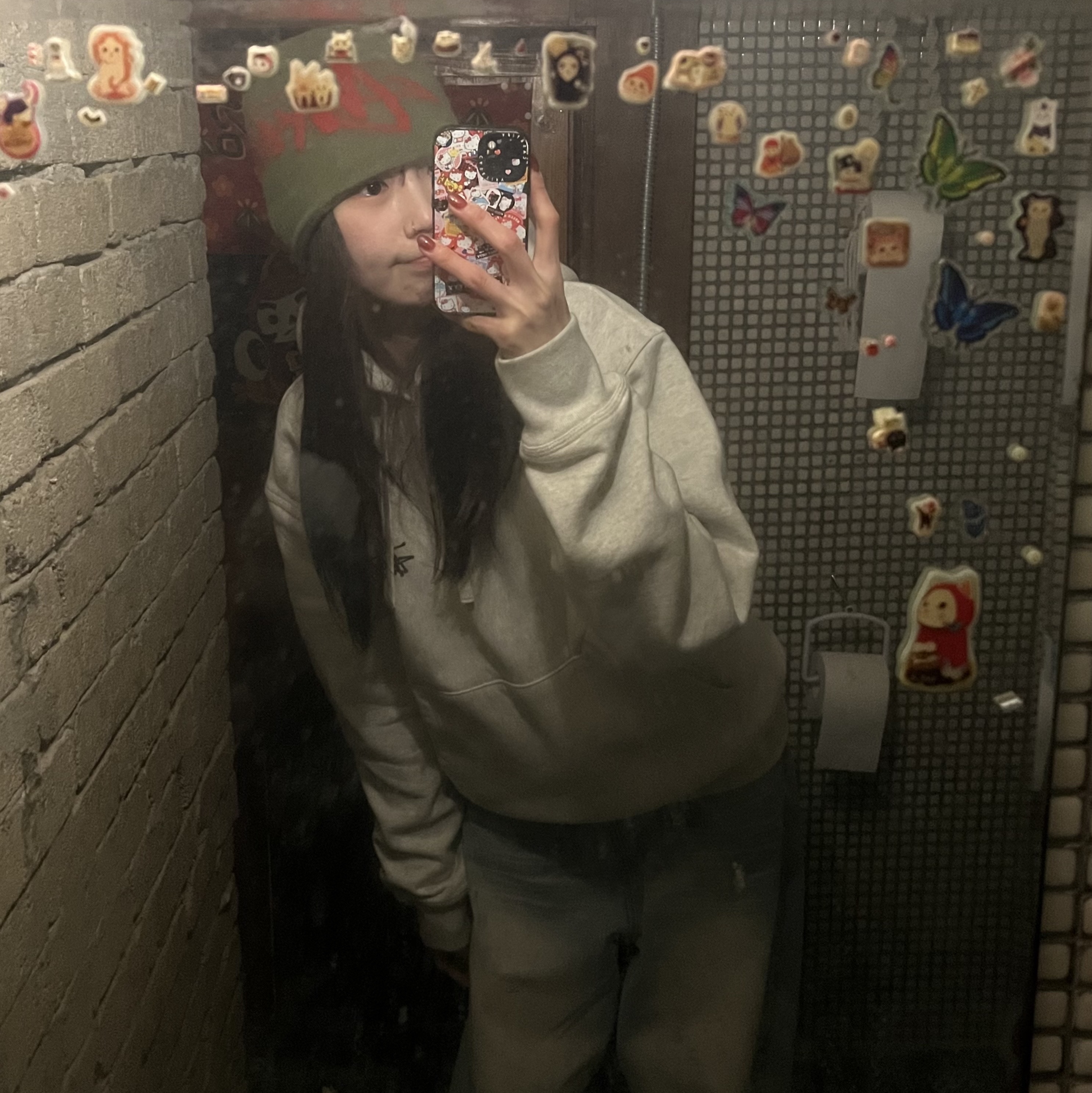 Stussy Brushed Out Stock Skullcap Beanie Army, Stussy Basic Stussy Hoodie Ash Heather 착용 스타일