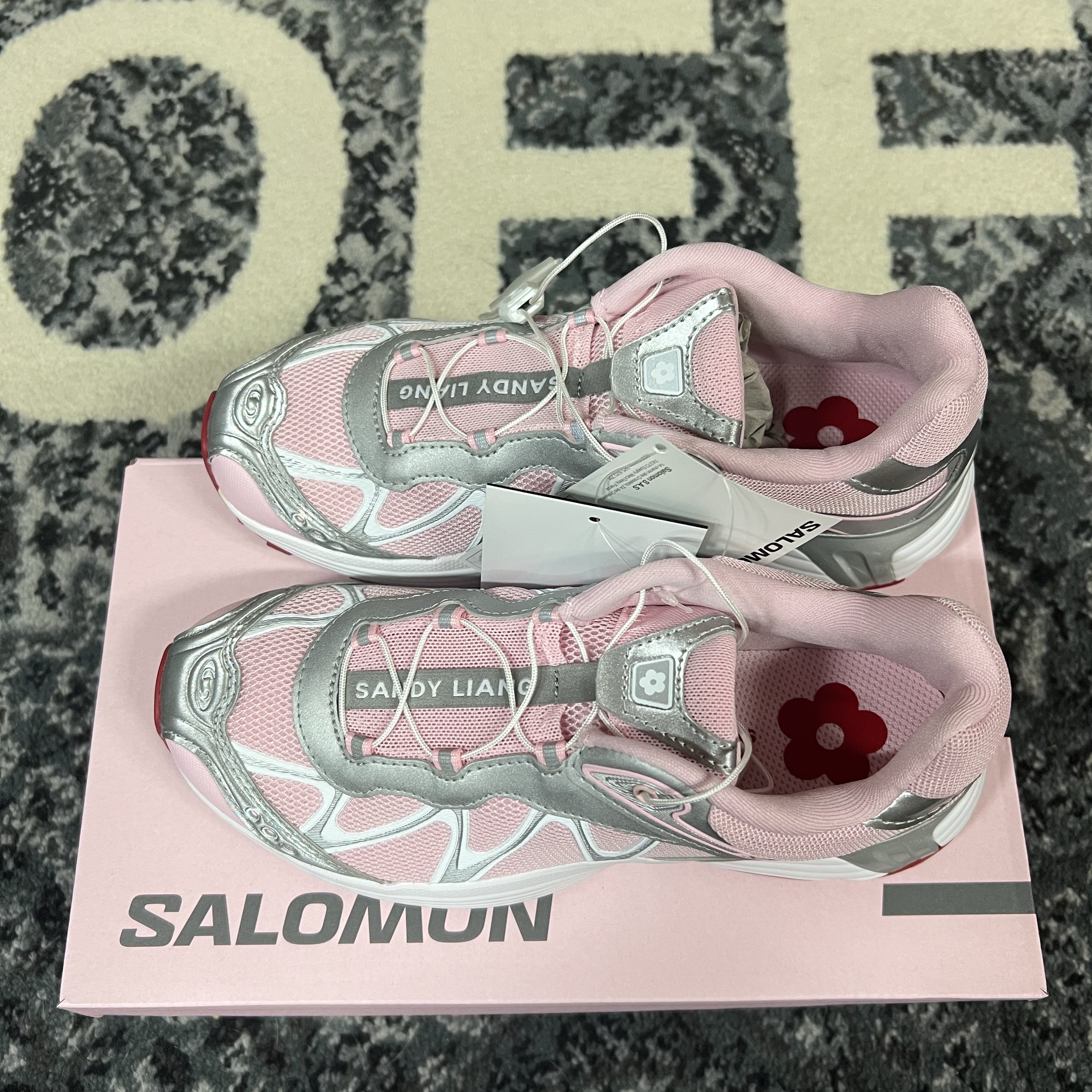 Salomon x Sandy Liang XT-Whisper Fairy Tale Silver 착용 스타일 - 1