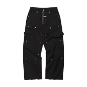 Thevinylhouse Open Double Knee Pants Black