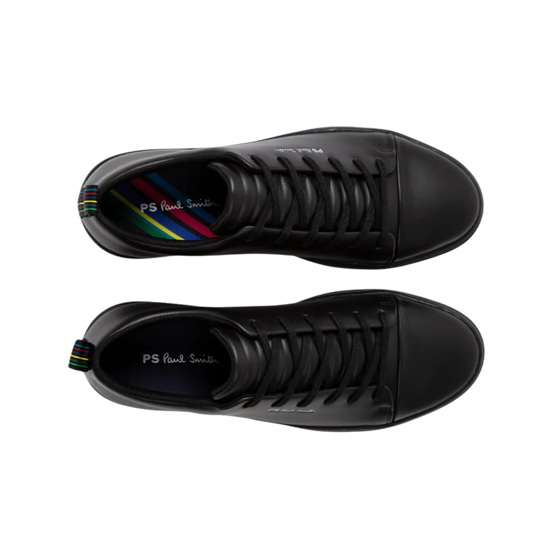 폴 스미스 레더 리 트레이너 블랙(Paul Smith Leather Lee Trainers Black) - 2