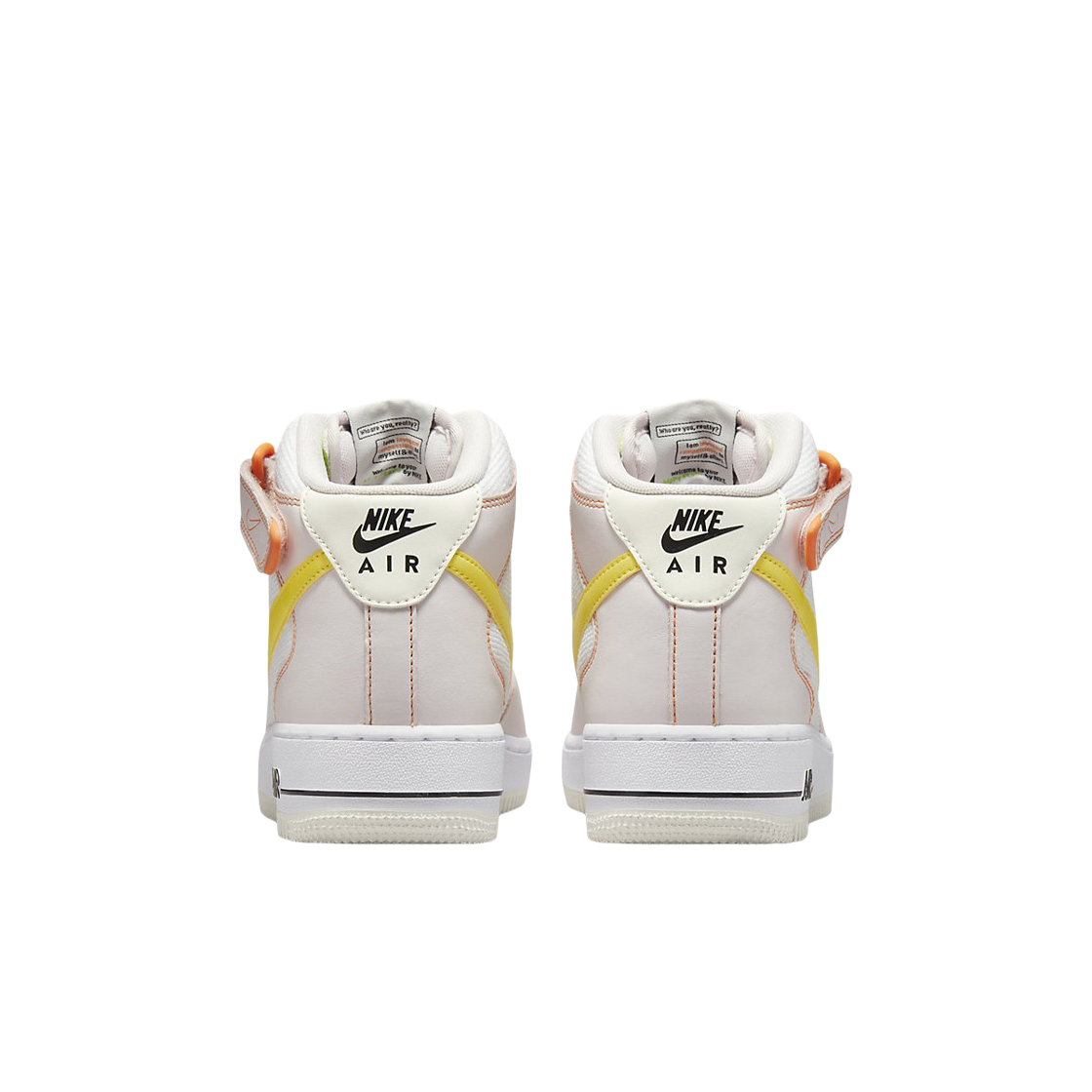 (W) 나이키 에어포스 1 미드 필 러브 화이트 펄 핑크((W) Nike Air Force 1 Mid Feel Love White Pearl Pink) - 3