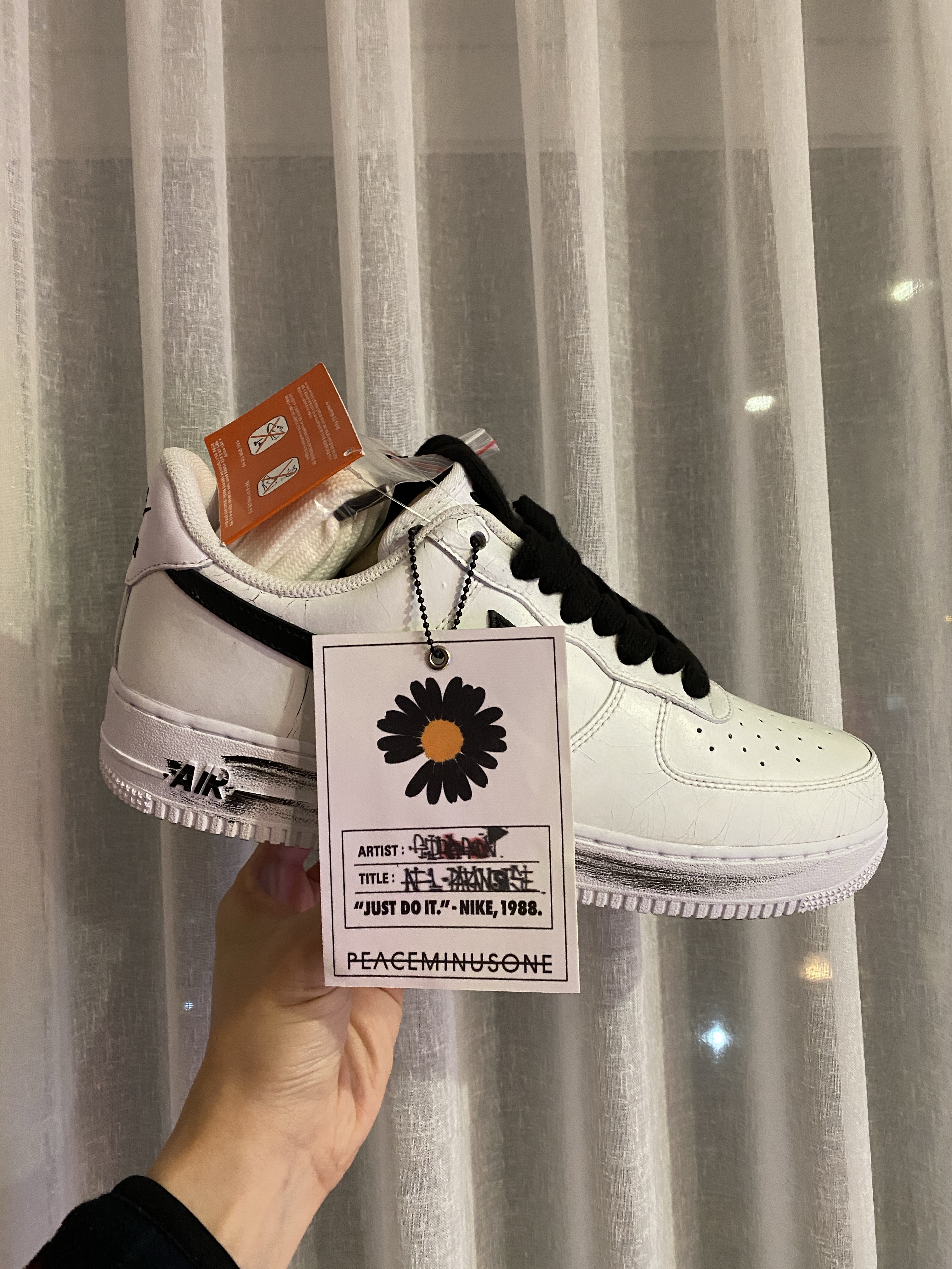 Nike x Peaceminusone Air Force 1 Low Para-Noise 2.0 착용 스타일 - 3