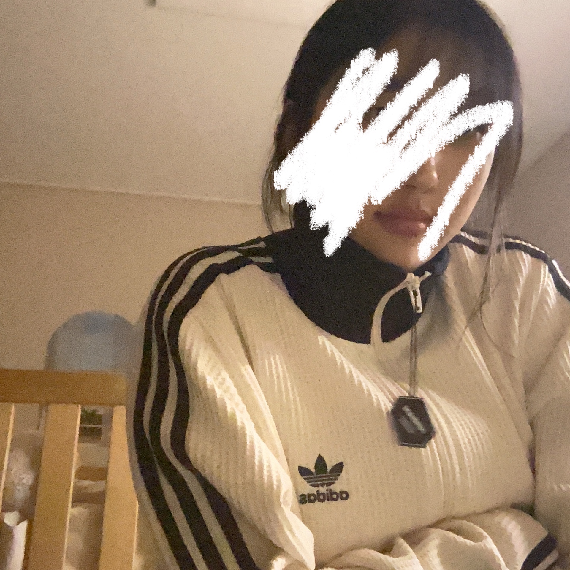 Adidas Waffle Beckenbauer Track Top Wonder White - KR Sizing 착용 스타일