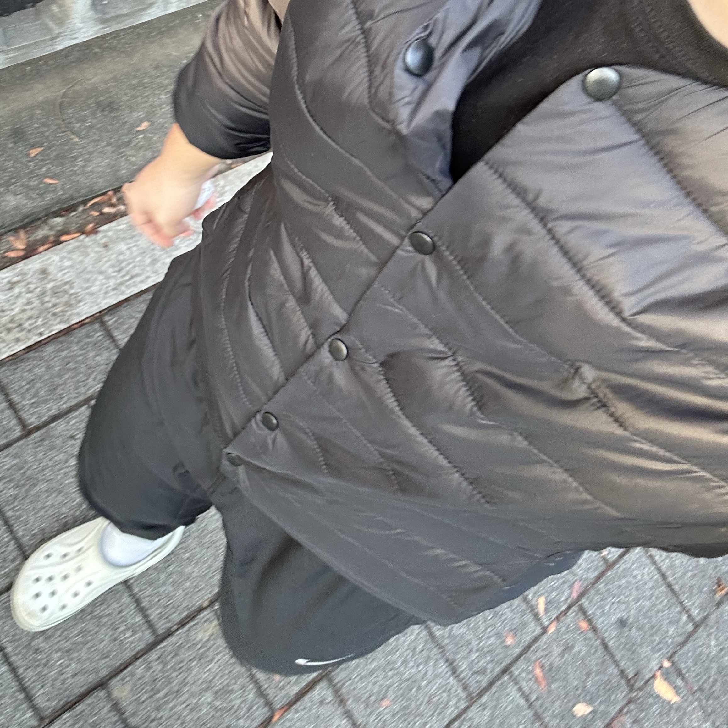 Nike Dri-Fit Challenger Woven Pants Black - Asia, Crocs Bayaband Clog White Navy 착용 스타일