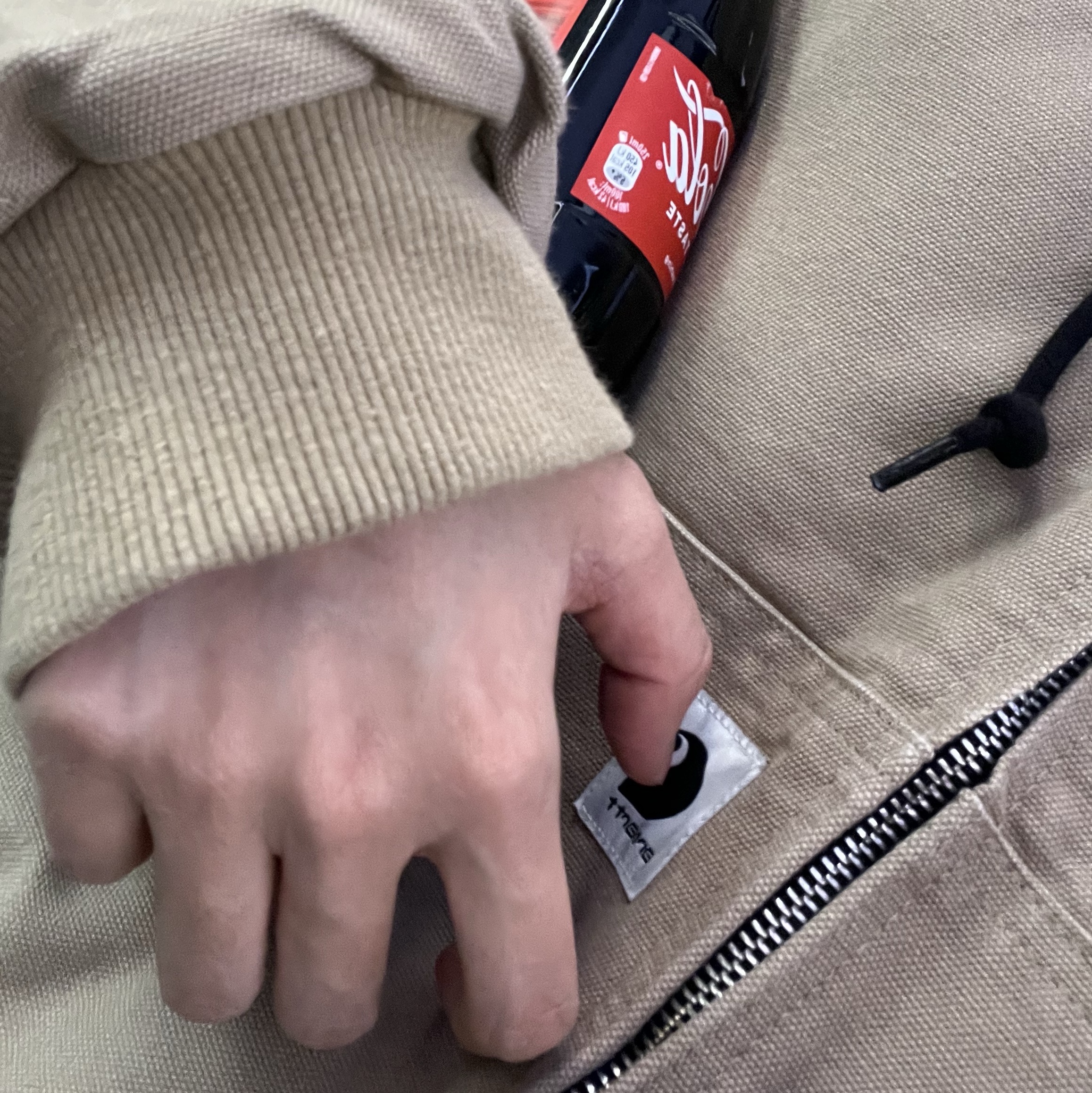 Carhartt WIP OG Active Jacket Peanut  - Winter 착용 스타일 - 2