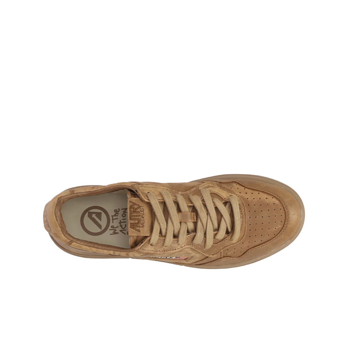 오트리 메달리스트 로우 레더 스니커즈 빈티지 브라운(Autry Medalist Low Leather Sneakers Vintage Brown) - 2