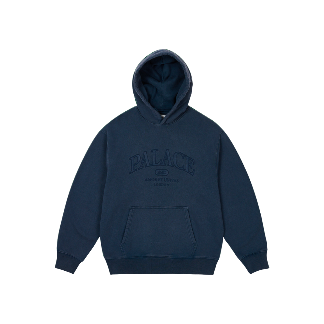 팔라스 유니타스 피그먼트 워시 후드 네이비 - 25SS | Palace