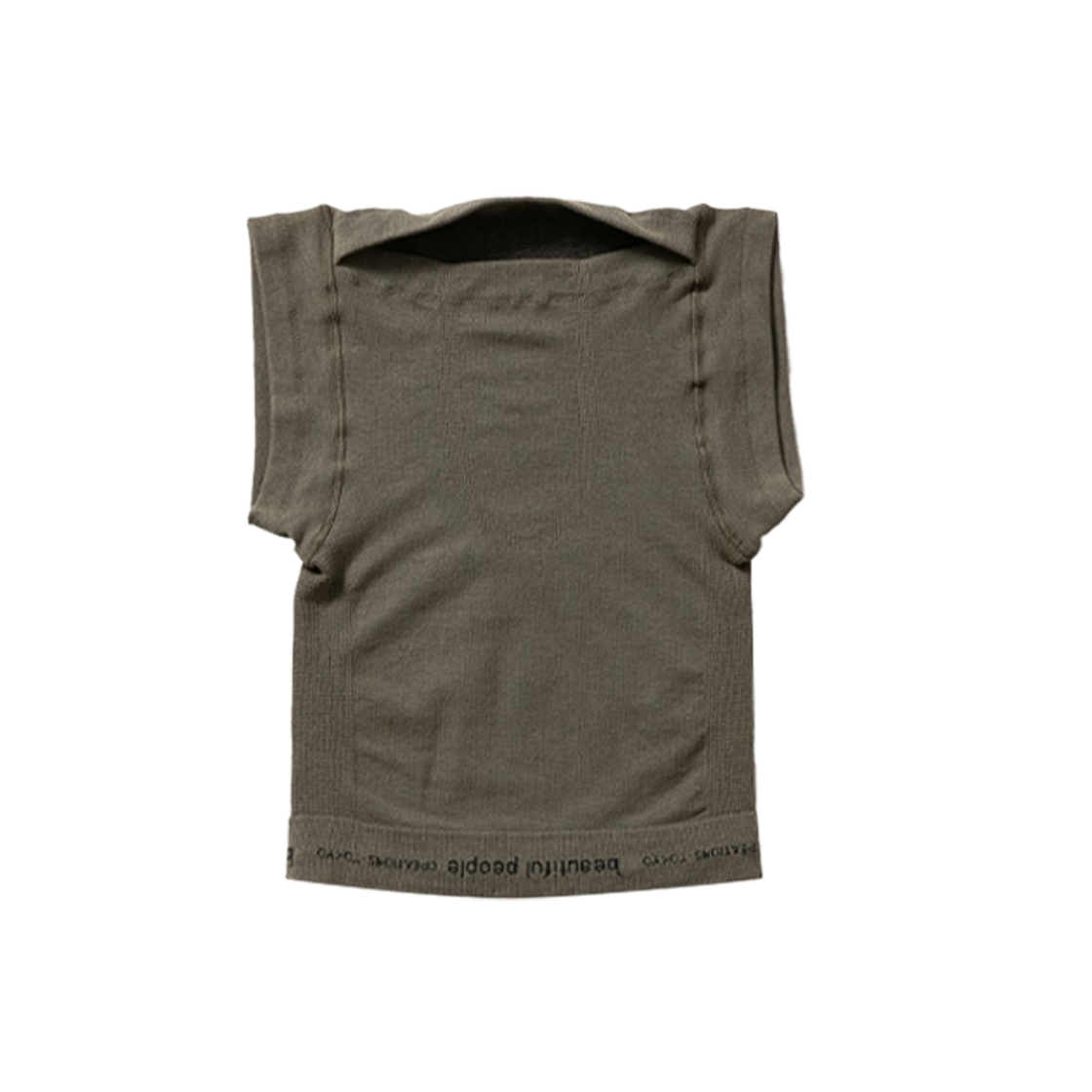 뷰티풀피플 x 와코루 맨 우먼 박서 탑 올리브 - 25SS(Beautiful People x WACOAL MEN Women Boxer Tops Olive - 25SS)