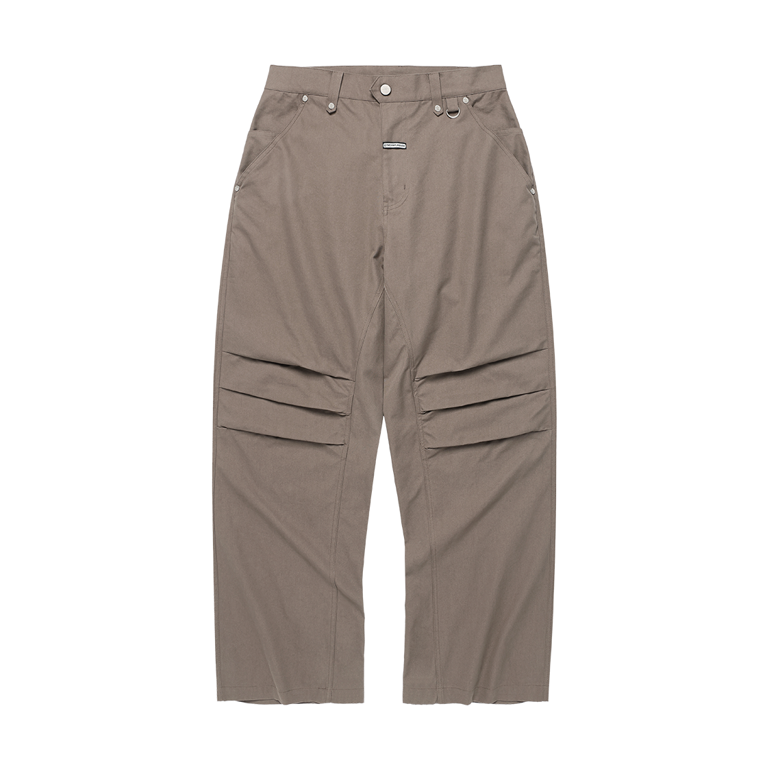 VH2FSUPA11ABR Thevinylhouse Curved Knee Dart Pants Brown