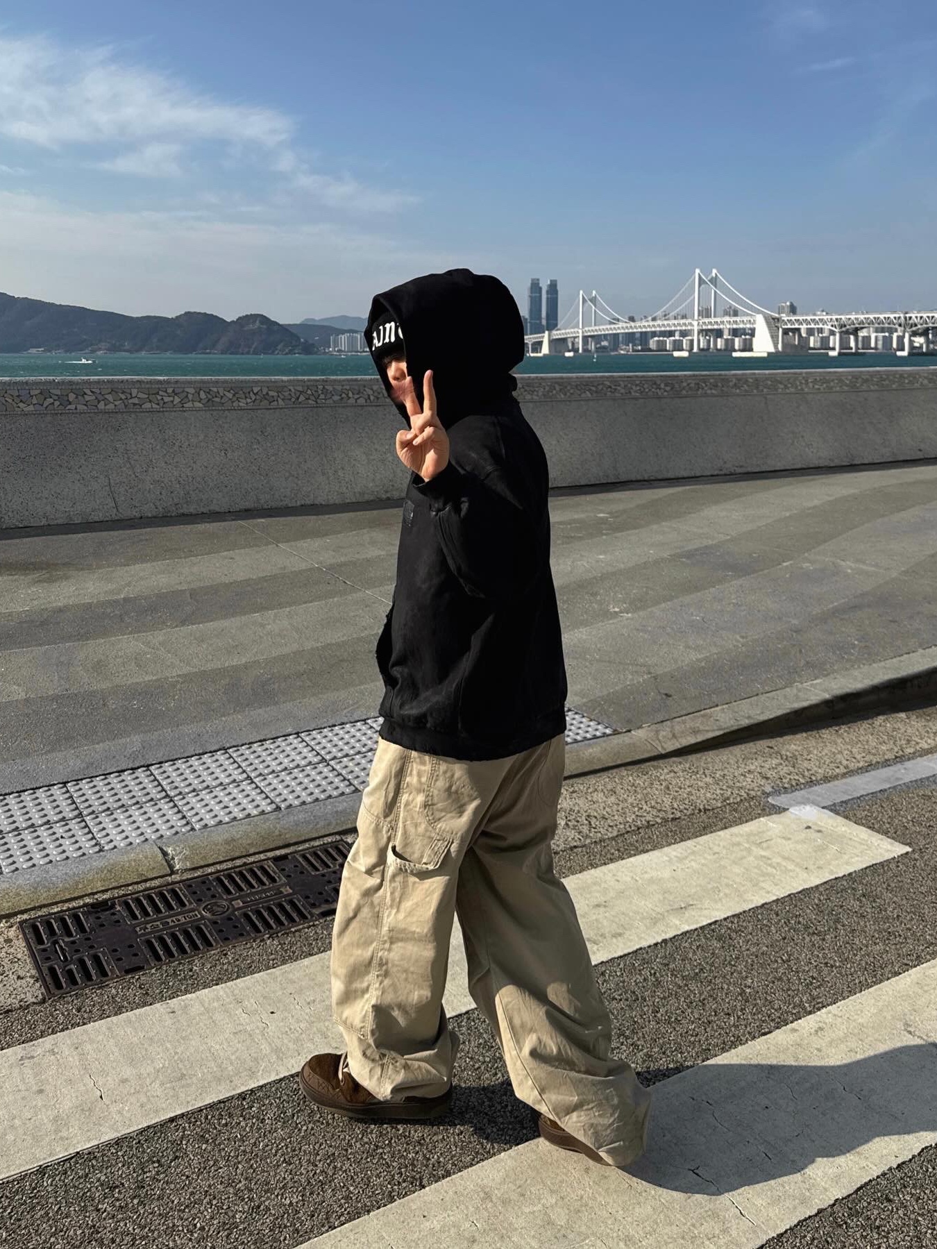 Saint Mxxxxxx Saint Knit Cap Black - 24AW 착용 스타일