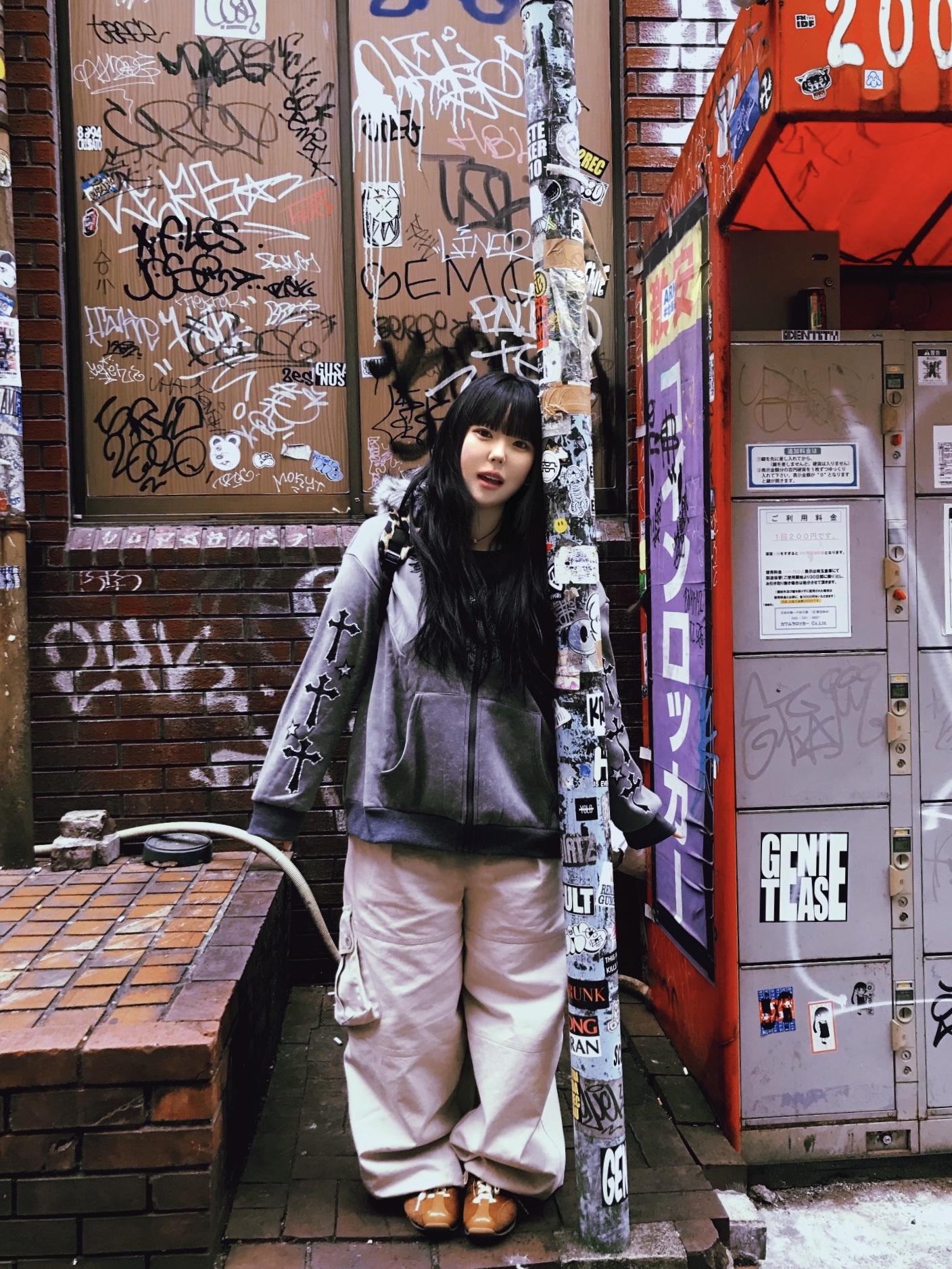 Adidas x Song for the Mute Country OG Bronze Strata Wild Brown 착용 스타일 - 1