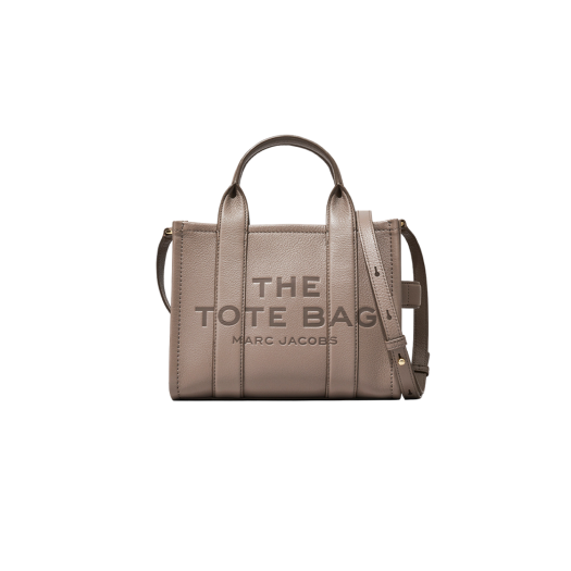 Marc Jacobs The Leather Medium Tote Bag Cement