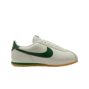 (W) Nike Cortez Leather Sail Fur Green