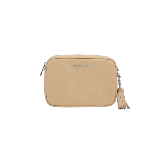 Michael Kors Jet Set Medium Logo Crossbody Bag Camel