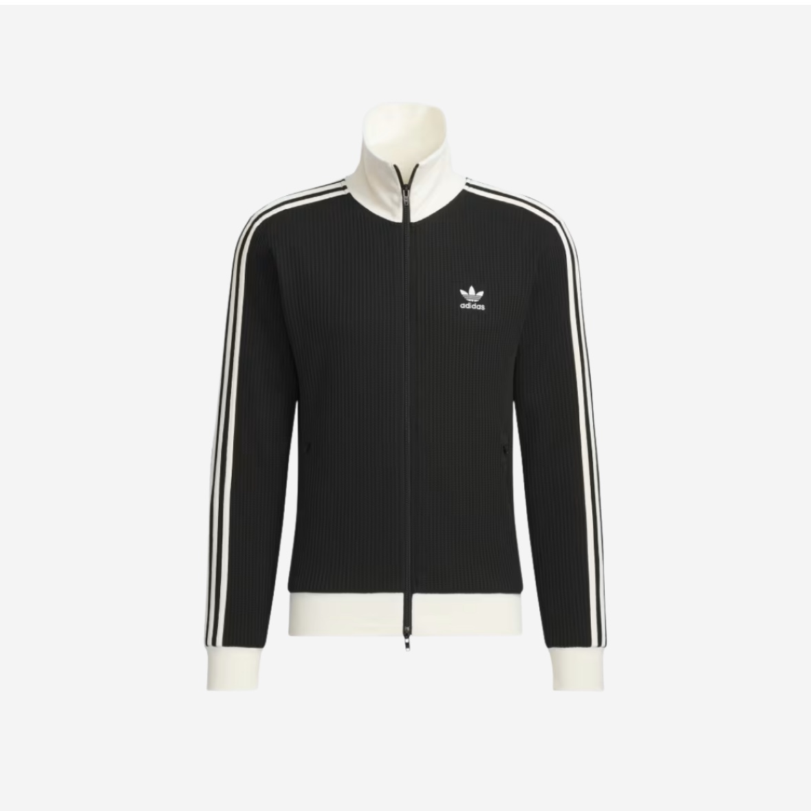 Adidas Waffle Beckenbauer Track Top Black - KR Sizing 착용 스타일