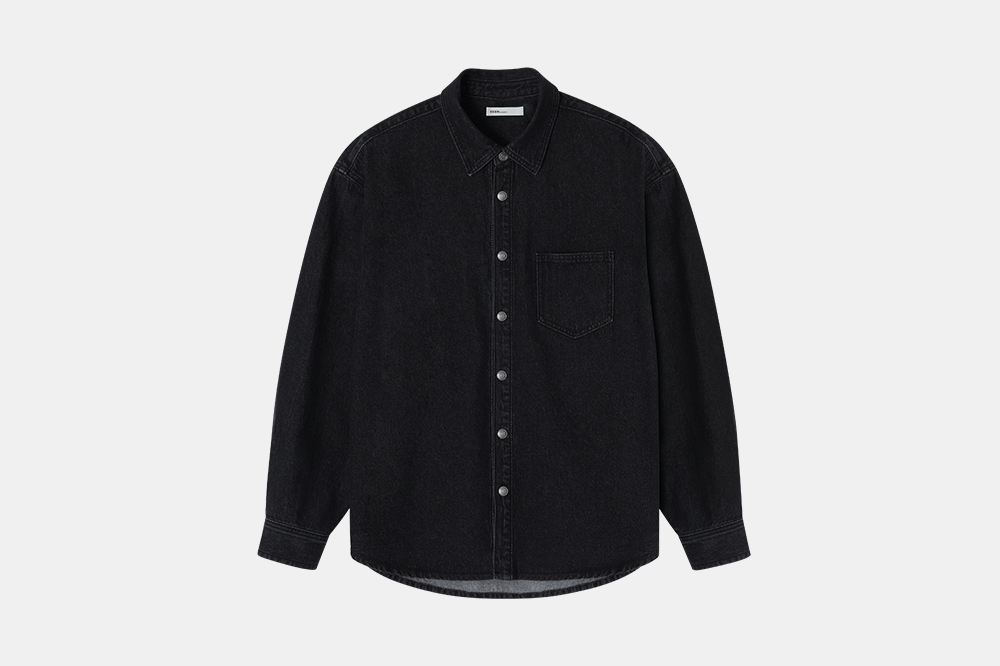 송지오옴므 SSAW 싱귤러 데님 셔츠 블랙 | SONGZIO | KREAM Songzio Homme Ssaw Singular Denim Shirt Black