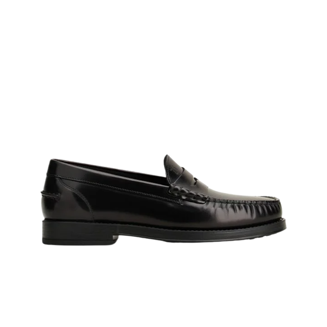 XXM02I00640AKTB999 Tod's Leather Loafers Black - 대표 이미지 #1