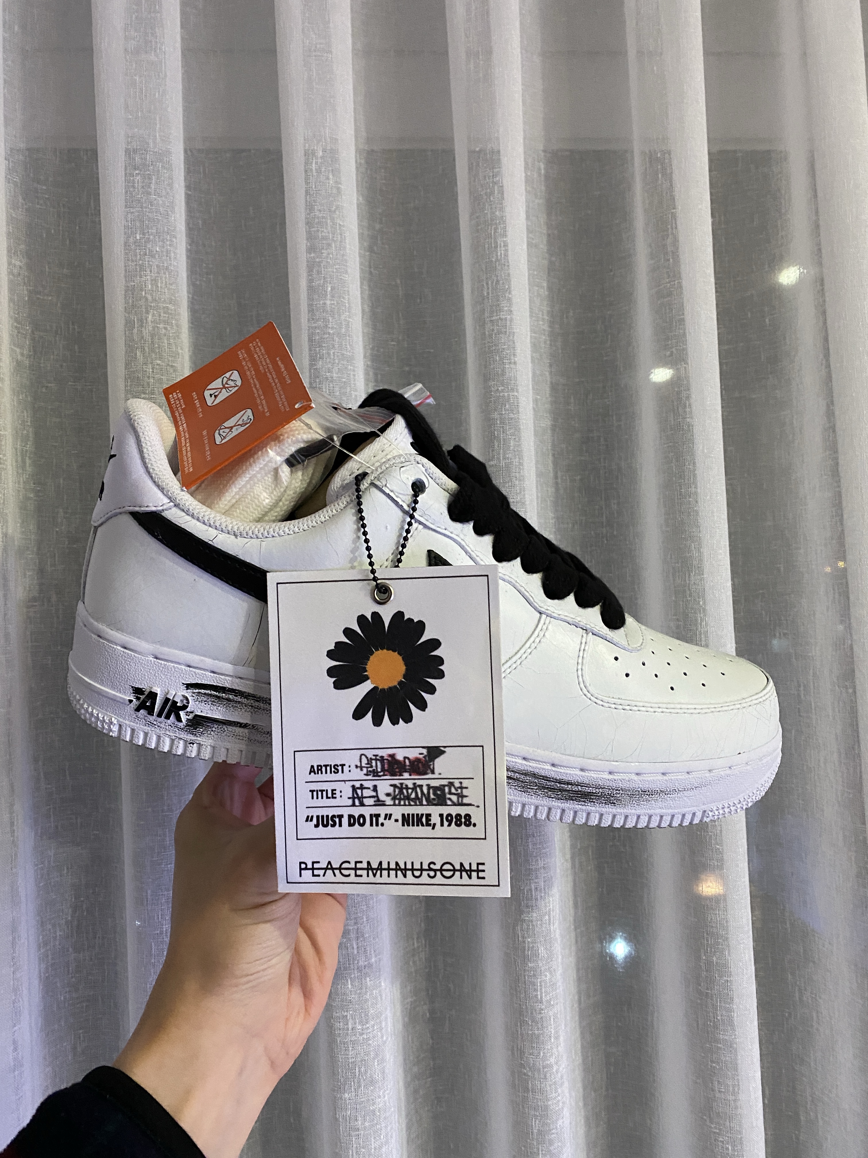 Nike x Peaceminusone Air Force 1 Low Para-Noise 2.0 착용 스타일 - 1