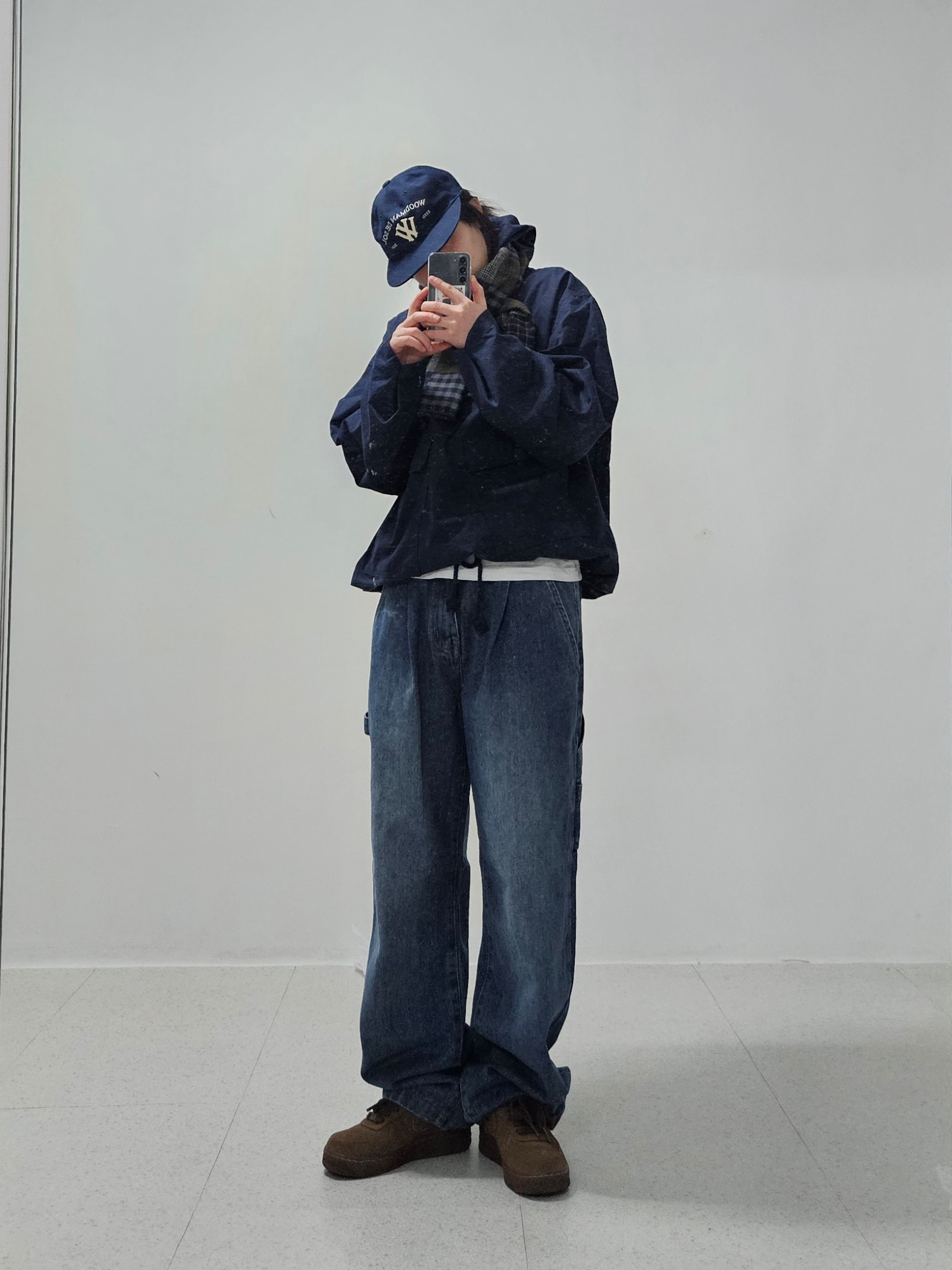 (W) Nike Air Force 1 '07 Cacao Wow 착용 스타일 - 2