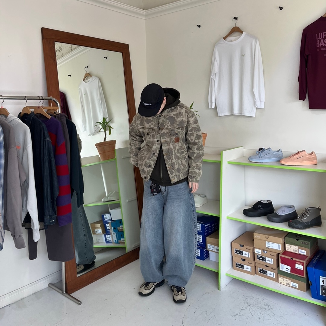 Supreme Waxed Ripstop Camp Cap Black - 24FW, Nike x Stussy Air Penny II Rattan and Limestone 착용 스타일 - 1