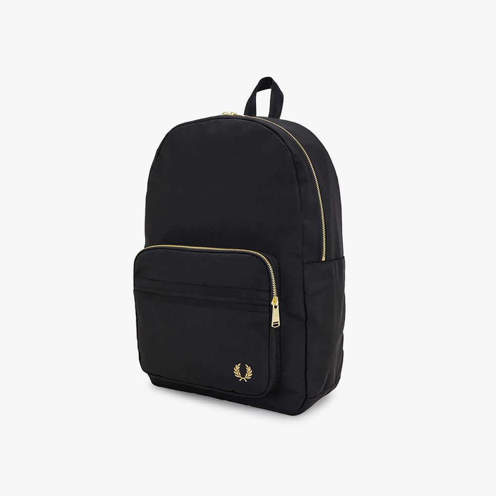 프레드페리 텍스쳐드 나일론 백팩 블랙(Fred Perry Textured Nylon Backpack Black) - 5