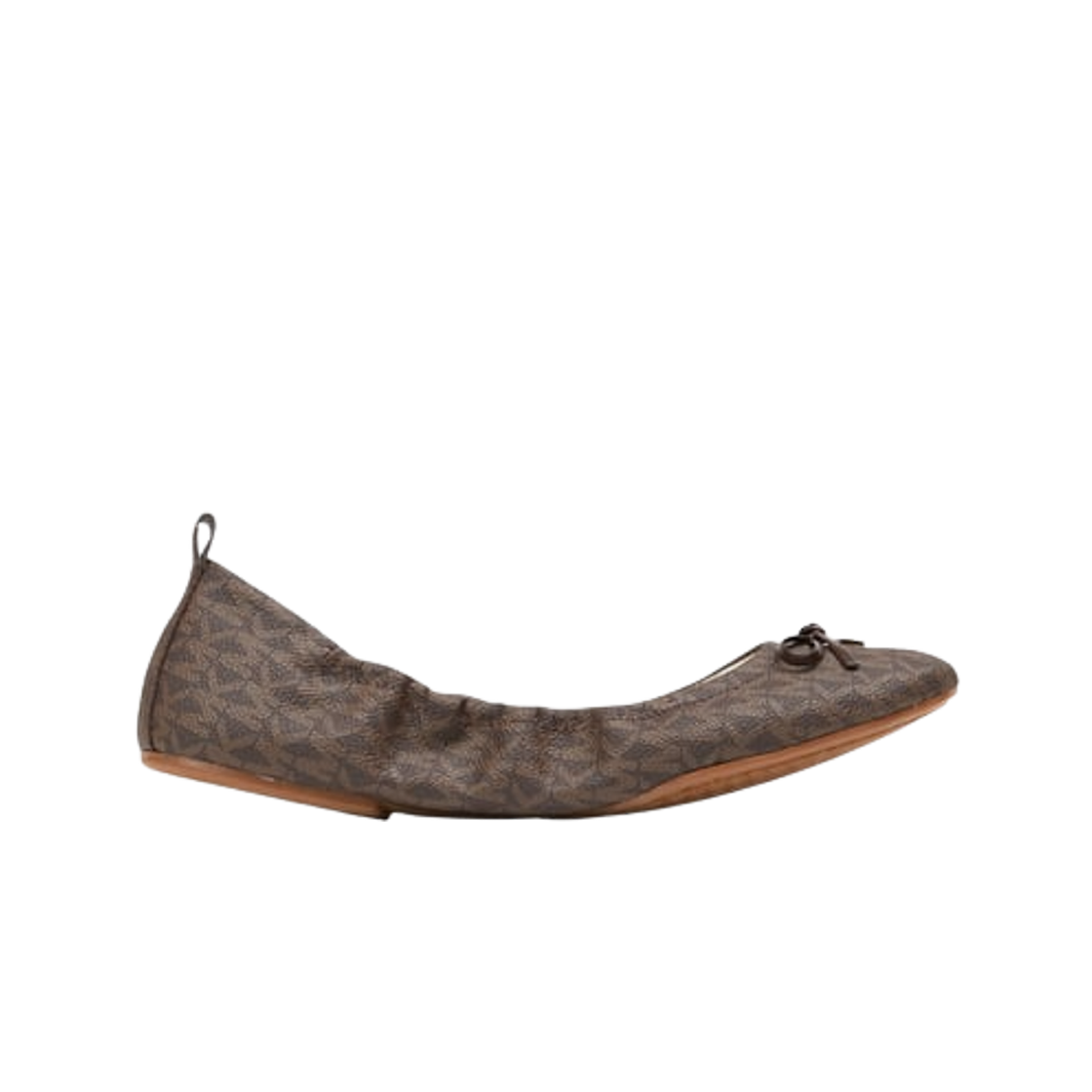 40S2JTFP1B200 (W) Michael Kors Juliette Ballet Flat Brown