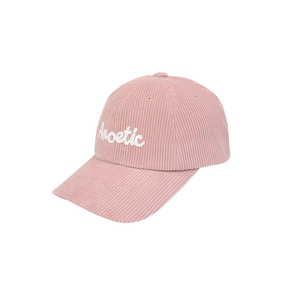 아노에틱 코듀로이 레터링 볼캡 핑크(Anoetic Corduroy Lettering Ball Cap Pink) - 2