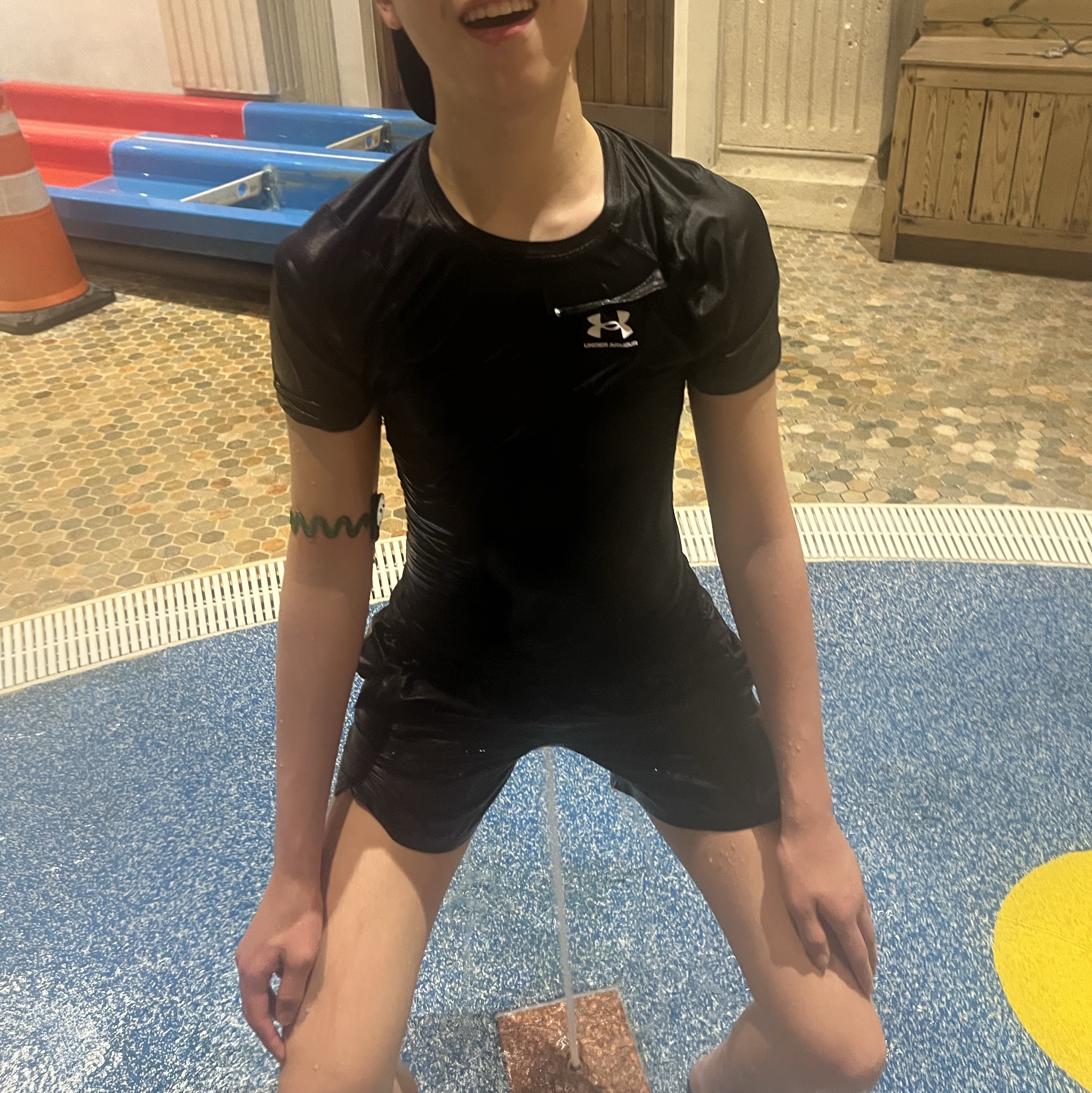 Thom Browne Engineered 4-Bar Sweatshirt Navy, C.P. Company D.D. Shell Down Jacket Black - 23FW 착용 스타일 - 4