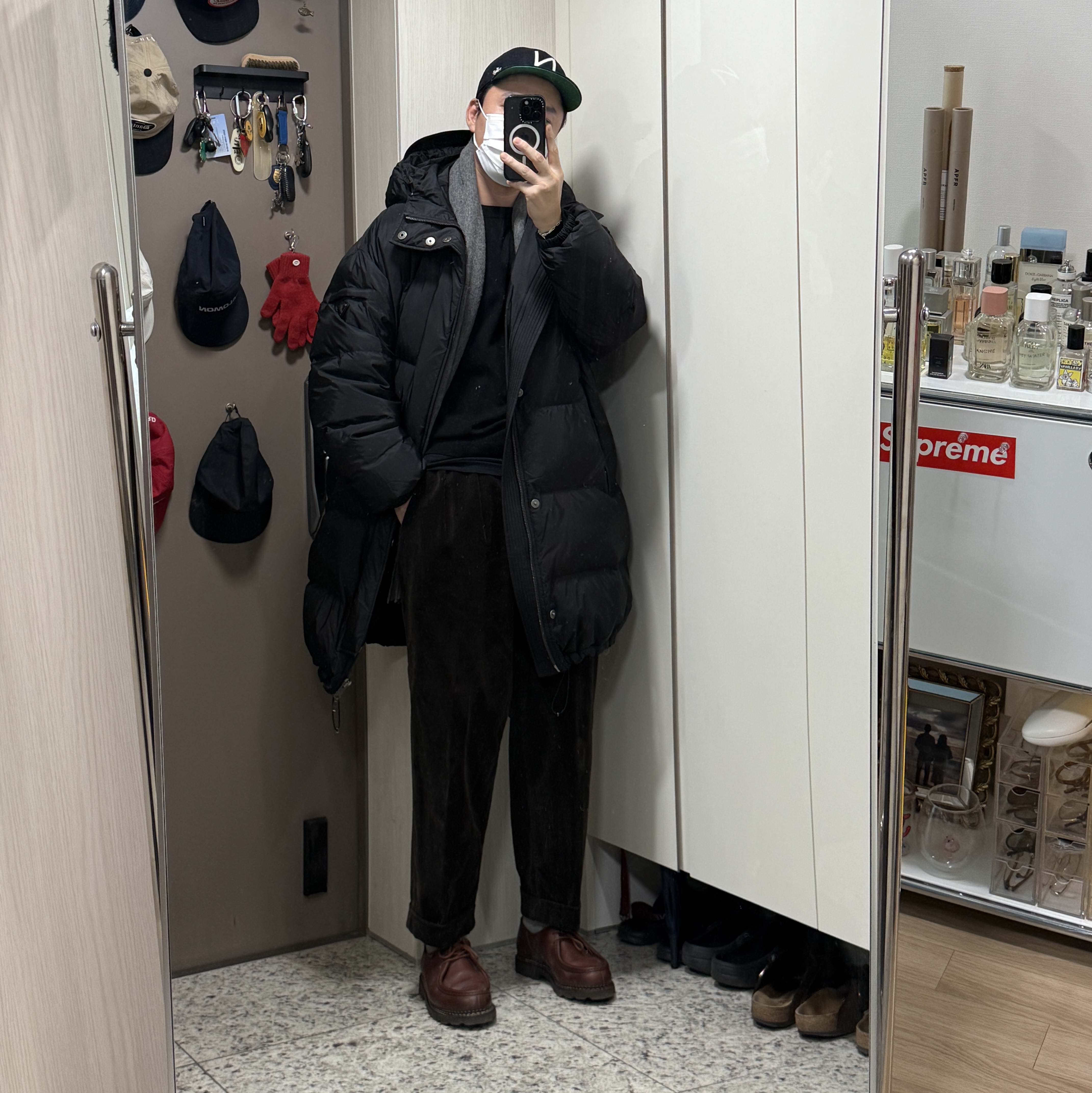 Paraboot Michael Lisse Marron 착용 스타일