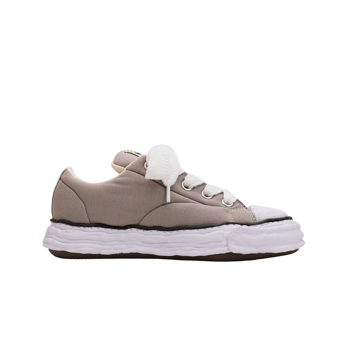 A14FW723-GRAY Maison Mihara Yasuhiro Peterson23 OG Sole Padded Canvas Low-top Sneakers Gray