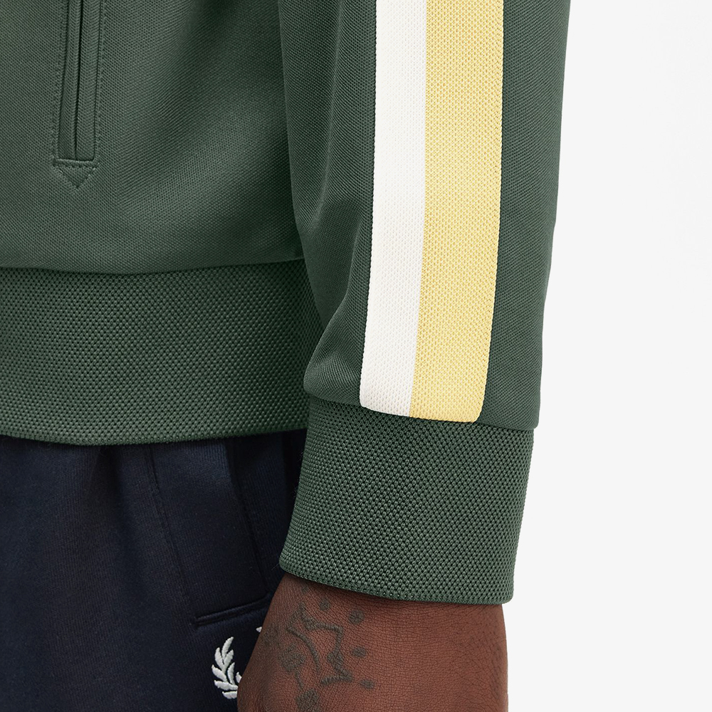 프레드페리 투 컬러 테잎 트랙재킷 코트 그린(Fred Perry Two Colour Tape Track Jacket Court Green) - 6