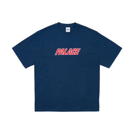 팔라스 파이프드 패널 티셔츠 블랙 - 25SS | Palace | KREAM