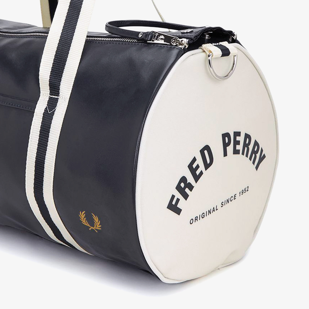 프레드페리 클래식 배럴 백 네이비/에크루(Fred Perry Classic Barrel Bag Navy/Ecru) - 6