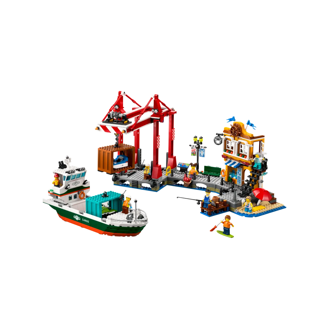60422 Lego City Seaside Harbour with Cargo Ship