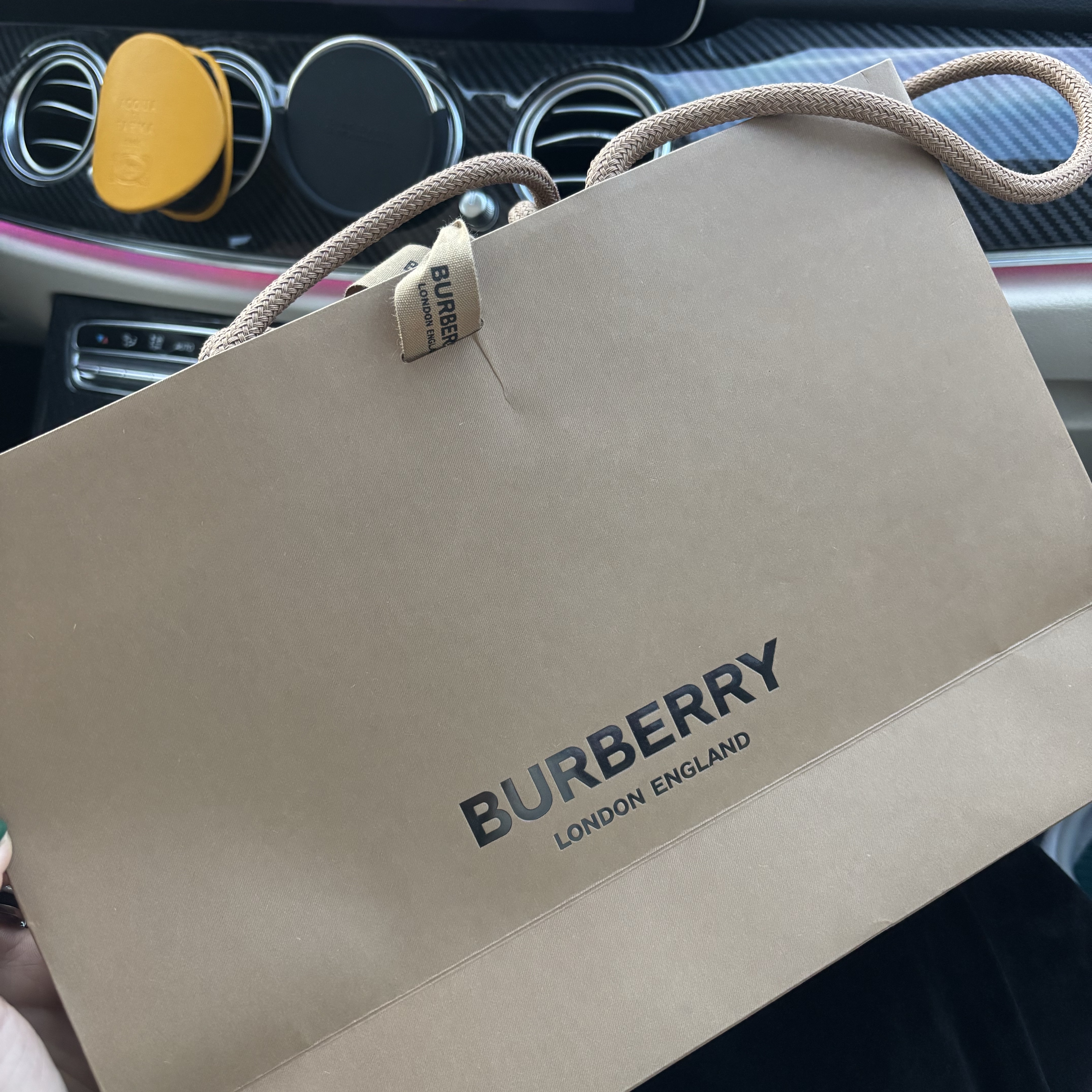 Burberry Quilted Leather Lola Card Case Black Palladium 착용 스타일