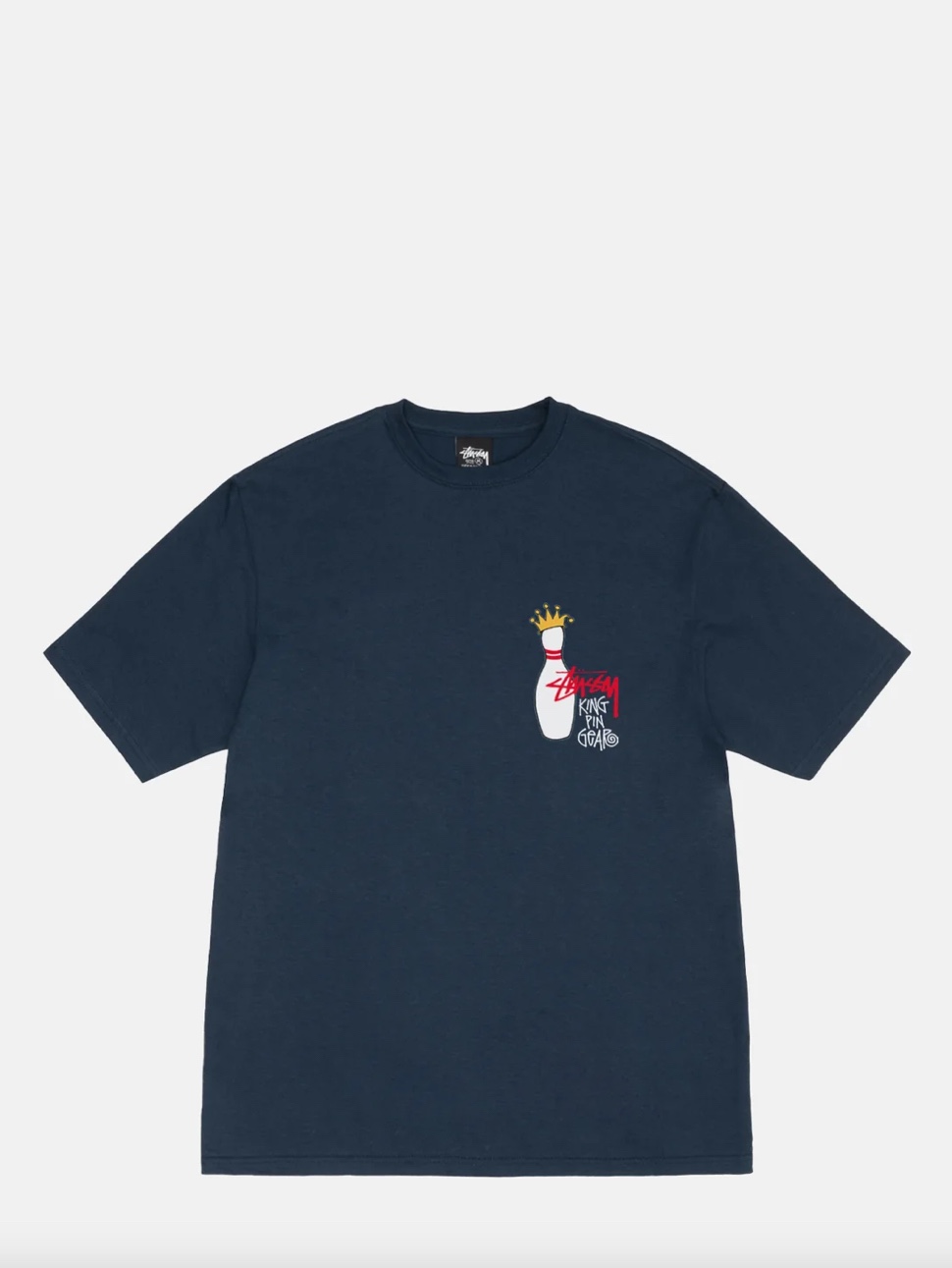 Stussy Kingpin T-Shirt Black, Stussy Kingpin T-Shirt White 착용 스타일 - 3